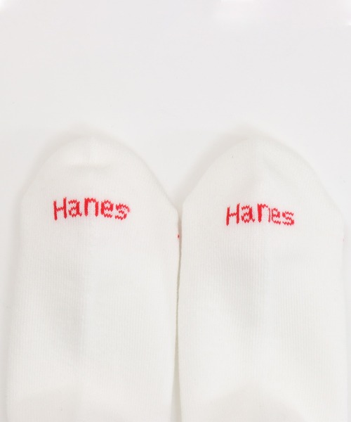 HANES(ヘインズ)の「HANES/ヘインズ ソックス 2足組 クルーソックス ハーフパイル HMSBB001(ソックス/靴下・メンズ・ホワイト/ブラック/マルチ・S/M)」の12枚目の写真
