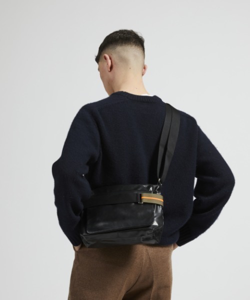 Jack Gomme（ジャックゴム）の「【JACK GOMME/ジャックゴム】ショルダーバッグ メッセンジャーバッグ RIGA（ショルダーバッグ・メンズ・ブラック/カーキ/ホワイト/ネイビー・FREE）」の11枚目の写真
