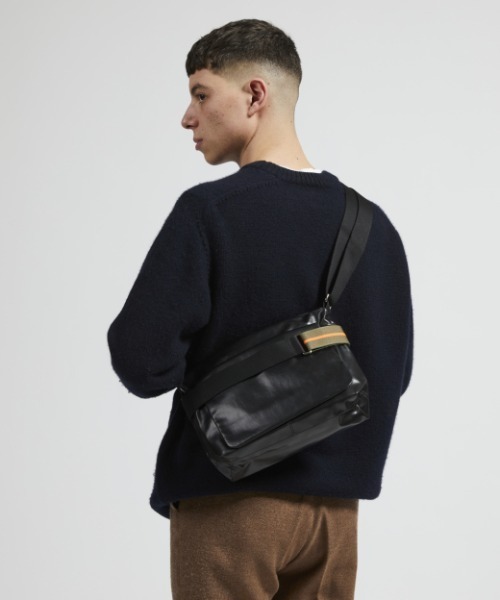 Jack Gomme（ジャックゴム）の「【JACK GOMME/ジャックゴム】ショルダーバッグ メッセンジャーバッグ RIGA（ショルダーバッグ・メンズ・ブラック/カーキ/ホワイト/ネイビー・FREE）」の12枚目の写真
