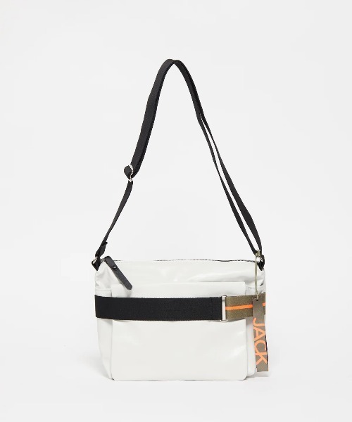 Jack Gomme（ジャックゴム）の「【JACK GOMME/ジャックゴム】ショルダーバッグ メッセンジャーバッグ RIGA（ショルダーバッグ・メンズ・ブラック/カーキ/ホワイト/ネイビー・FREE）」の13枚目の写真