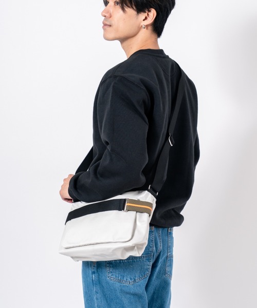 Jack Gomme（ジャックゴム）の「【JACK GOMME/ジャックゴム】ショルダーバッグ メッセンジャーバッグ RIGA（ショルダーバッグ・メンズ・ブラック/カーキ/ホワイト/ネイビー・FREE）」の14枚目の写真