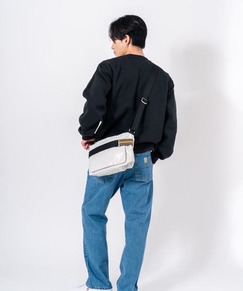 Jack Gomme（ジャックゴム）の「【JACK GOMME/ジャックゴム】ショルダーバッグ メッセンジャーバッグ RIGA（ショルダーバッグ・メンズ・ブラック/カーキ/ホワイト/ネイビー・FREE）」の16枚目の写真