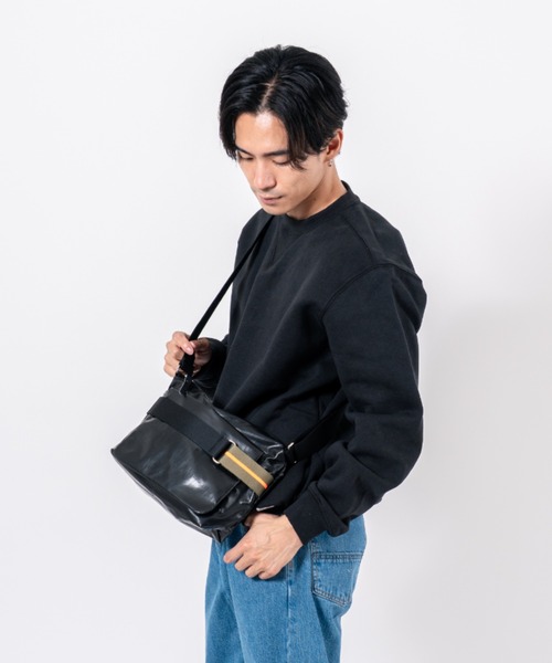 Jack Gomme（ジャックゴム）の「【JACK GOMME/ジャックゴム】ショルダーバッグ メッセンジャーバッグ RIGA（ショルダーバッグ・メンズ・ブラック/カーキ/ホワイト/ネイビー・FREE）」の18枚目の写真