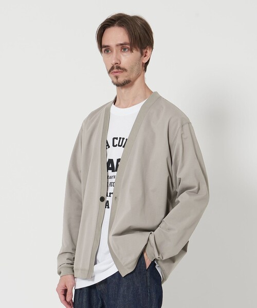 BEAUTY&YOUTH UNITED ARROWS(ビューティーアンドユースユナイテッドアローズ)の「マルチ ファンクション 1ボタン カーディガン‐吸水速乾 UVカット‐(カーディガン/ボレロ・メンズ・ライトグレー/ブラック/グレー・S/XL/L/M)」の15枚目の写真