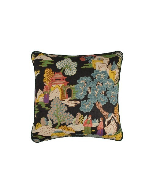 KEITA MARUYAMA 　花鳥風月　クッションカバー モン族クッションカバー44cm[花鳥風月] L おしゃれな エスニック