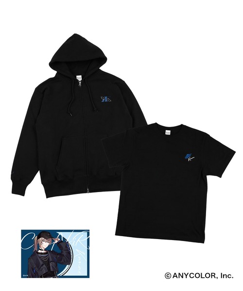 『ChroNoiR』 × ZOZOTOWNTシャツ＆ジップアップフーディセットクリアカード付叶/葛葉