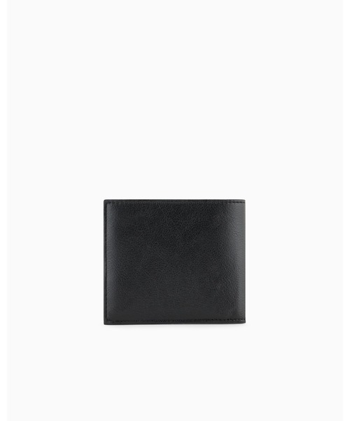 ARMANI EXCHANGE（アルマーニエクスチェンジ）の「【A|X アルマーニ エクスチェンジ】シグネチャーロゴ 二つ折り財布（コインケース付き）（財布・メンズ・ブラック・FREE）」の4枚目の写真