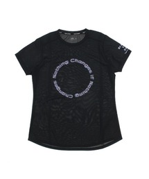 ティゴラ TIGORA ランニング レディース半袖Tシャツ サークルロゴグラフィック