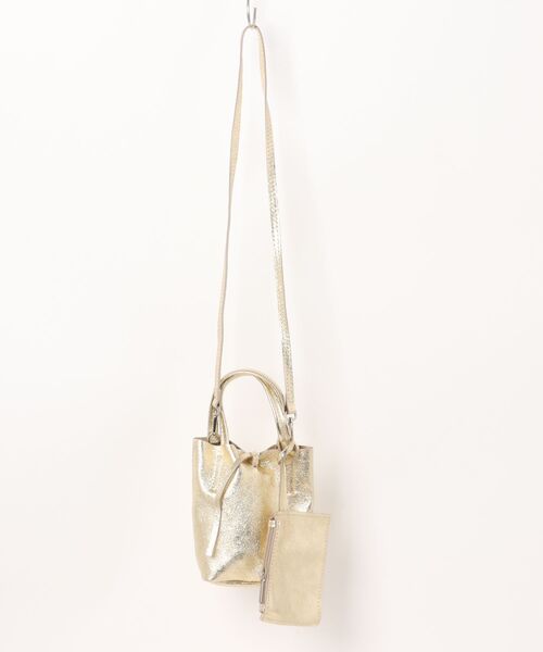 RAYAN（ラヤン）の「【MARLON /マーロン】ミニトートバッグ /#BS3783（トートバッグ・レディース・ゴールド/ブラック/シルバー/ブロンズ/ミント・FREE）」の4枚目の写真