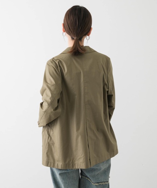 SENSE OF PLACE by URBAN RESEARCH（センスオブプレイスバイアーバンリサーチ）の「チンツテーラードジャケット（その他アウター・レディース・アイボリー/カーキ/チャコールグレー・ONE）」の6枚目の写真