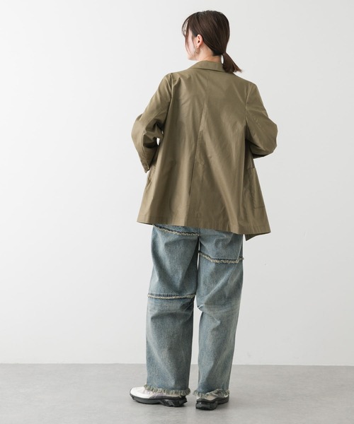 SENSE OF PLACE by URBAN RESEARCH（センスオブプレイスバイアーバンリサーチ）の「チンツテーラードジャケット（その他アウター・レディース・アイボリー/カーキ/チャコールグレー・ONE）」の8枚目の写真