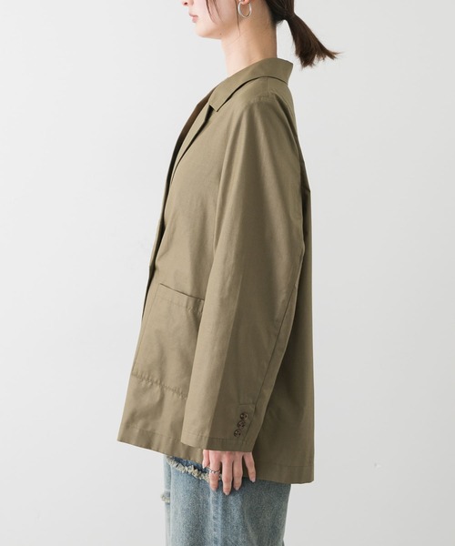 SENSE OF PLACE by URBAN RESEARCH（センスオブプレイスバイアーバンリサーチ）の「チンツテーラードジャケット（その他アウター・レディース・アイボリー/カーキ/チャコールグレー・ONE）」の17枚目の写真
