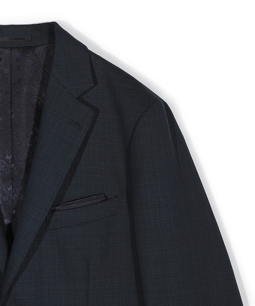 MEN'S BIGI(メンズビギ)の「ミックスヤーン/ホップサックテーラードジャケット(テーラードジャケット・メンズ・ネイビー/ダークネイビー/ブラウン/グリーン・02/04/03/01)」の11枚目の写真