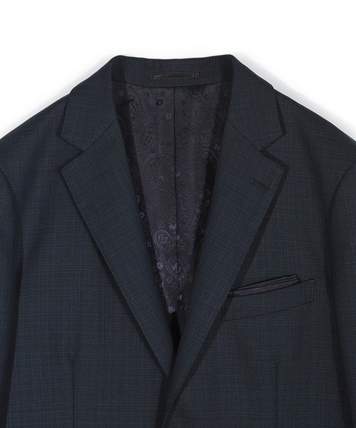 MEN'S BIGI(メンズビギ)の「ミックスヤーン/ホップサックテーラードジャケット(テーラードジャケット・メンズ・ネイビー/ダークネイビー/ブラウン/グリーン・02/04/03/01)」の7枚目の写真