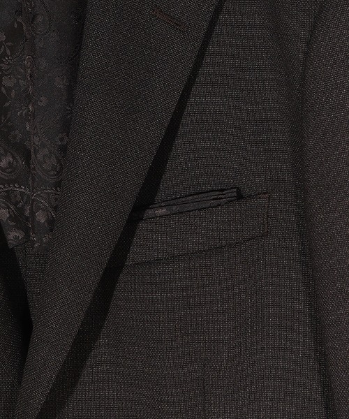 MEN'S BIGI(メンズビギ)の「ミックスヤーン/ホップサックテーラードジャケット(テーラードジャケット・メンズ・ネイビー/ダークネイビー/ブラウン/グリーン・02/04/03/01)」の9枚目の写真