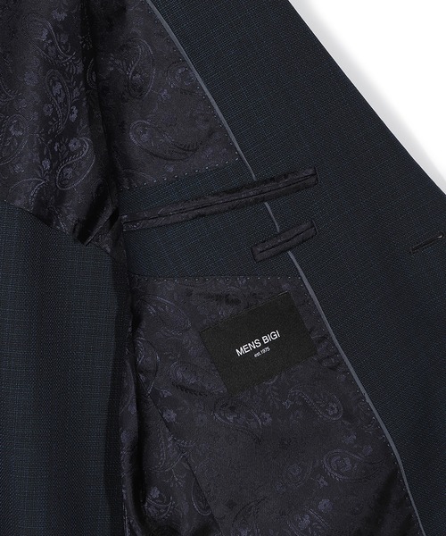 MEN'S BIGI(メンズビギ)の「ミックスヤーン/ホップサックテーラードジャケット(テーラードジャケット・メンズ・ネイビー/ダークネイビー/ブラウン/グリーン・02/04/03/01)」の14枚目の写真