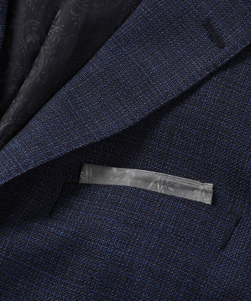 MEN'S BIGI(メンズビギ)の「ミックスヤーン/ホップサックテーラードジャケット(テーラードジャケット・メンズ・ネイビー/ダークネイビー/ブラウン/グリーン・02/04/03/01)」の20枚目の写真