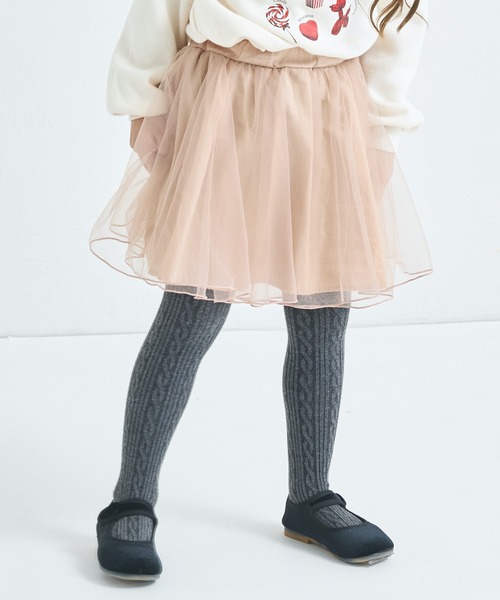 pairmanon（ペアマノン）の「インナーパンツドッキング チュールスカッツ（スカート・キッズ・ブラック/ラベンダー/ミント/ピンク/グレー・130/100/90/120/110）」の21枚目の写真