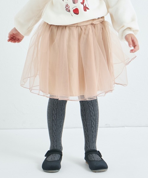 pairmanon（ペアマノン）の「インナーパンツドッキング チュールスカッツ（スカート・キッズ・ブラック/ラベンダー/ミント/ピンク/グレー・130/100/90/120/110）」の22枚目の写真