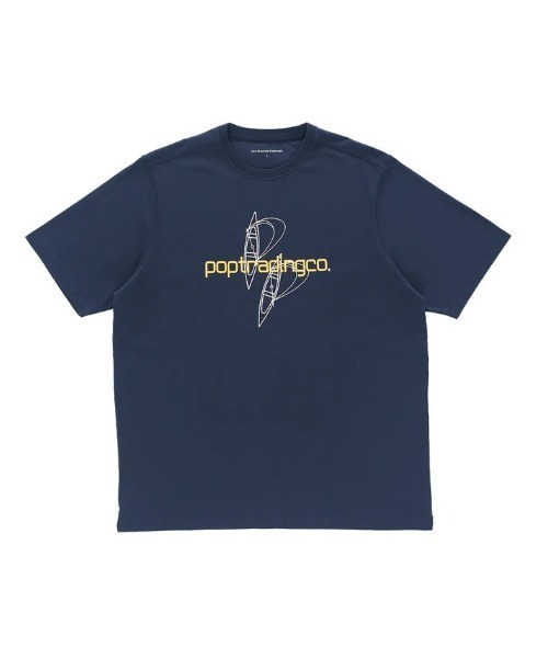 POP TRADING COMPANY（ポップトレーディングカンパニー）の「POP TRADING COMPANY/ポップトレーディングカンパニー/NAUTICAL T-SHIRT（Tシャツ/カットソー・メンズ・ネイビー・XL/L）」の4枚目の写真