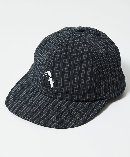 FREAK'S STORE（フリークスストア）の「matsui×FREAK'S STORE/マツイ×フリークスストア 別注「しらない」NYLON CAP（キャップ・メンズ・ベージュ/その他/ブラック・ONE SIZE）」の4枚目の写真