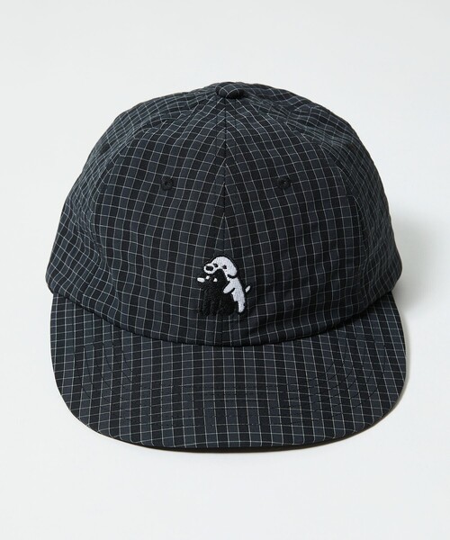 FREAK'S STORE（フリークスストア）の「matsui×FREAK'S STORE/マツイ×フリークスストア 別注「しらない」NYLON CAP（キャップ・メンズ・ベージュ/その他/ブラック・ONE SIZE）」の5枚目の写真