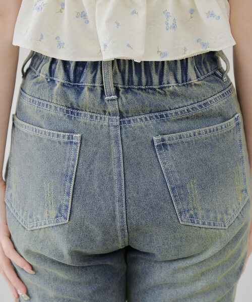 continuer de NICE CLAUP（コンティニューデナイスクラップ）の「【＠may_81oセレクト】美脚フレアデニムパンツ（デニムパンツ・レディース・インディゴブルー/その他・FREE）」の13枚目の写真