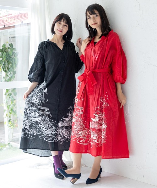 151707：仲宗根泉(HY)コラボ海柄ワンピース