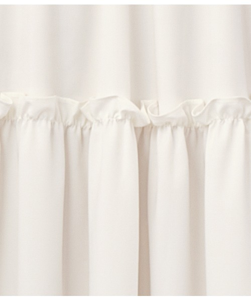 PEACH JOHN（ピーチジョン）の「オフショルフリルワンピ（ワンピース・レディース・ベージュ/ホワイト/ブラック・ONE SIZE）」の16枚目の写真