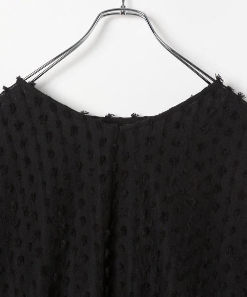 LEPSIM(レプシィム)の「フリンジカット5分袖プルオーバー 290954(Tシャツ/カットソー・レディース・ブラック/アイボリー・FREE)」の22枚目の写真