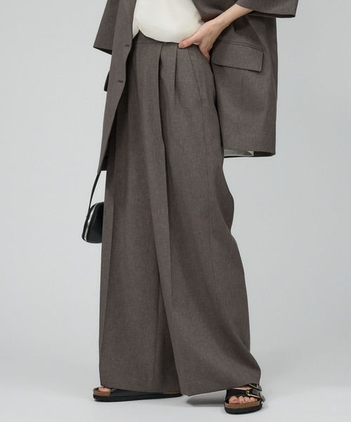 BABYLONE(バビロン)の「リネンライクパンツ(その他パンツ・レディース・ベージュ/グレー・38inch/36inch)」の13枚目の写真
