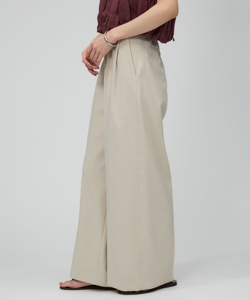 BABYLONE(バビロン)の「リネンライクパンツ(その他パンツ・レディース・ベージュ/グレー・38inch/36inch)」の5枚目の写真