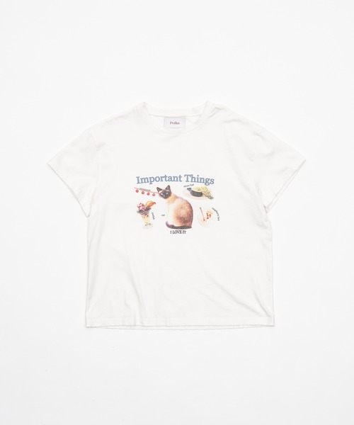 Poika（ポイカ）の「アニマルプリントT [ユニセックス]（Tシャツ/カットソー・レディース・ホワイト系その他2/グレー系その他/ホワイト系その他/グレー系その他2・SMALL/MEDIUM）」の8枚目の写真