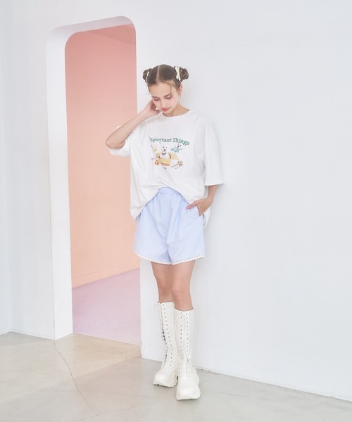 Poika（ポイカ）の「アニマルプリントT [ユニセックス]（Tシャツ/カットソー・レディース・ホワイト系その他2/グレー系その他/ホワイト系その他/グレー系その他2・SMALL/MEDIUM）」の22枚目の写真