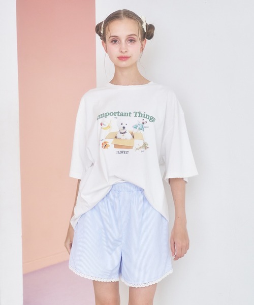 Poika（ポイカ）の「アニマルプリントT [ユニセックス]（Tシャツ/カットソー・レディース・ホワイト系その他2/グレー系その他/ホワイト系その他/グレー系その他2・SMALL/MEDIUM）」の18枚目の写真