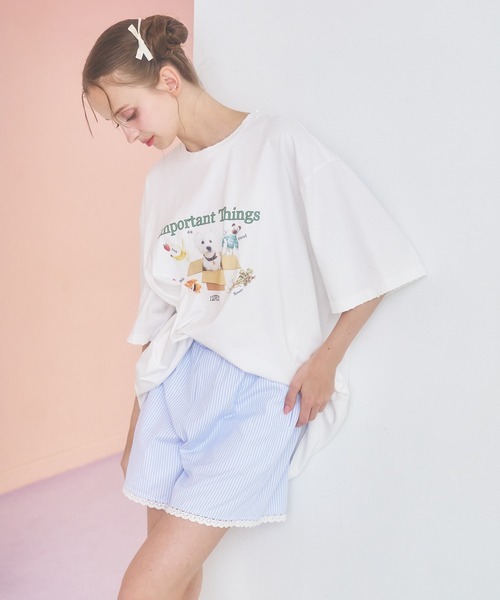 Poika（ポイカ）の「アニマルプリントT [ユニセックス]（Tシャツ/カットソー・レディース・ホワイト系その他2/グレー系その他/ホワイト系その他/グレー系その他2・SMALL/MEDIUM）」の19枚目の写真
