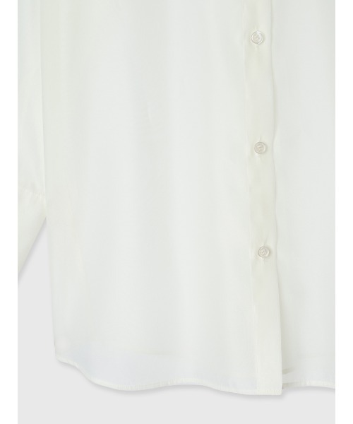 パールストラップオーガーンジーシャツ（シャツ/ブラウス）｜EIMY  