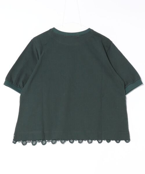 [15〜19号]ミニ裏毛サークルスカラップケミカルレースTシャツ セール】ミニ裏毛サークルスカラップケミカルレースTシャツ（T
