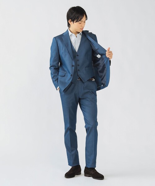 BEAMS HEART（ビームスハート）の「ストレッチデニム 2ボタン ジャケット 25AW（セットアップ対応）（テーラードジャケット・メンズ・インディゴブルー/ブルー系その他3・SMALL/MEDIUM/LARGE/X-LARGE）」の11枚目の写真