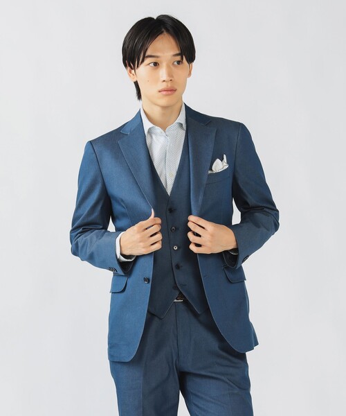 BEAMS HEART（ビームスハート）の「ストレッチデニム 2ボタン ジャケット 25AW（セットアップ対応）（テーラードジャケット・メンズ・インディゴブルー/ブルー系その他3・SMALL/MEDIUM/LARGE/X-LARGE）」の9枚目の写真