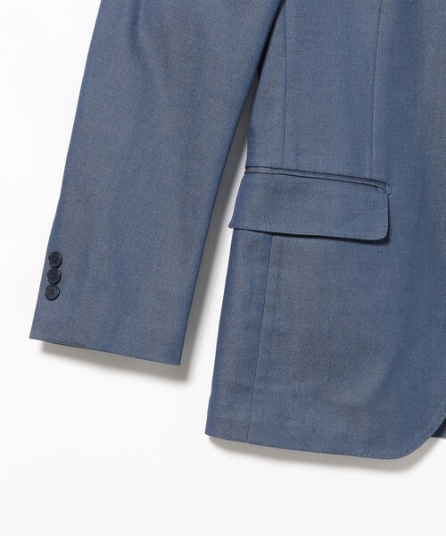 BEAMS HEART（ビームスハート）の「ストレッチデニム 2ボタン ジャケット 25AW（セットアップ対応）（テーラードジャケット・メンズ・インディゴブルー/ブルー系その他3・SMALL/MEDIUM/LARGE/X-LARGE）」の18枚目の写真