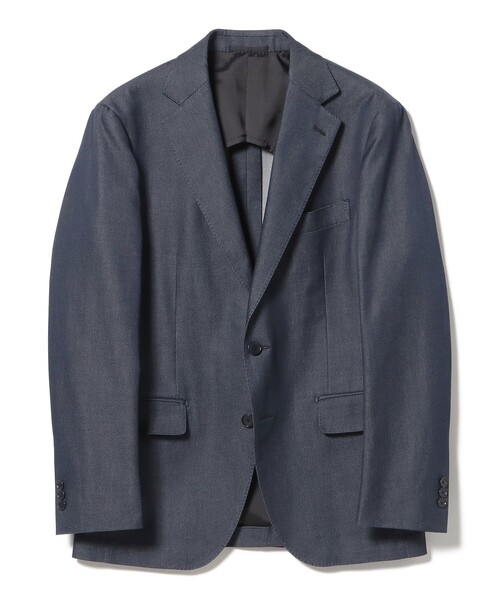 BEAMS HEART（ビームスハート）の「ストレッチデニム 2ボタン ジャケット 25AW（セットアップ対応）（テーラードジャケット・メンズ・インディゴブルー/ブルー系その他3・SMALL/MEDIUM/LARGE/X-LARGE）」の14枚目の写真