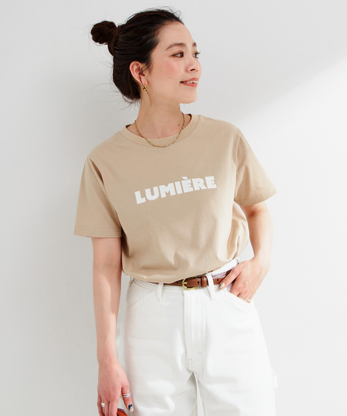 手洗い可 / フロッキープリントロゴTEE（Tシャツ/カットソー