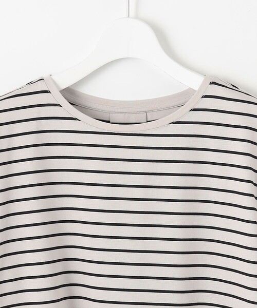 J.PRESS Ladies(J.プレス レディス)の「【洗える】パネルボーダー Tシャツ(Tシャツ/カットソー・レディース・ネイビー系1/ブラック系2/ダークブラウン系1・SMALL)」の14枚目の写真
