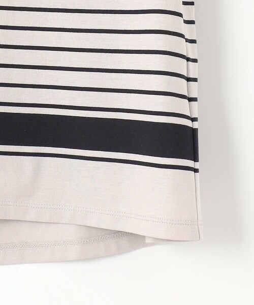 J.PRESS Ladies(J.プレス レディス)の「【洗える】パネルボーダー Tシャツ(Tシャツ/カットソー・レディース・ネイビー系1/ブラック系2/ダークブラウン系1・SMALL)」の16枚目の写真