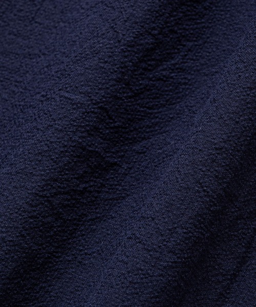 LA MARINE FRANCAISE(マリン フランセーズ)の「NATIC別注 マイクロサッカーシャツ(Tシャツ/カットソー・レディース・ホワイト/ネイビー・FREE)」の7枚目の写真