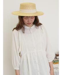 Samansa Mos2 | 切替ギャザーオーバーブラウス(シャツ/ブラウス)