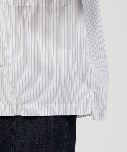 TOMORROWLAND (トゥモローランド)の「コットンストライプ ダブルポケットシャツ(シャツ/ブラウス・メンズ・ホワイト系その他/ブルー系その他・S/M/XS)」の9枚目の写真