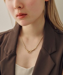 GOLDY（ゴールディ）の「【金属アレルギー軽減】フック × ロープ チェーン ステンレス ネックレス（ネックレス）」