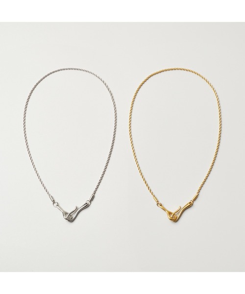 GOLDY（ゴールディ）の「【金属アレルギー軽減】フック × ロープ チェーン ステンレス ネックレス（ネックレス・レディース・シルバー/ゴールド・FREE）」の10枚目の写真